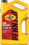 Pennzoil High Mileage 10W-30 Motor Oil