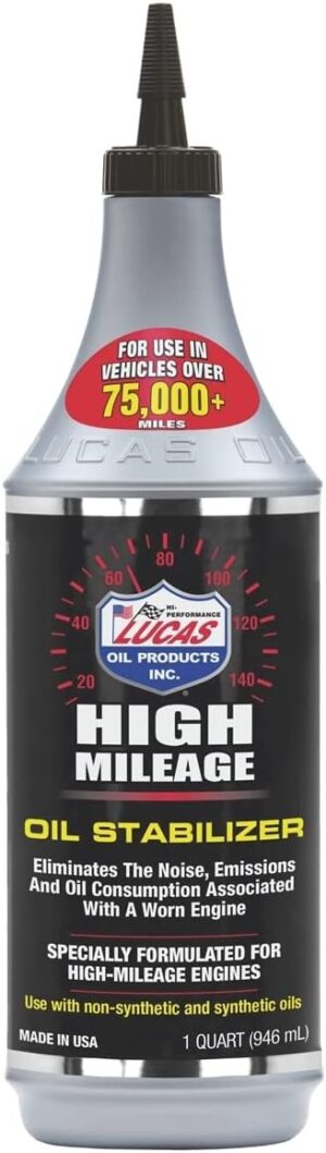 Lucas Oil High Mileage Oil Stabilizer - 1 Quart
