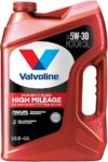 Valvoline High Mileage SAE 5W-30 Synthetic Blend Oil 5 QT