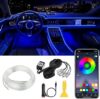QVEVDACAR Interior Car LED Strip Lights Kit