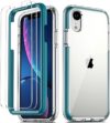 COOLQO iPhone XR Case With Tempered Glass