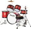 Mendini by Cecilio Kids 5-Piece Drum Set With Seat