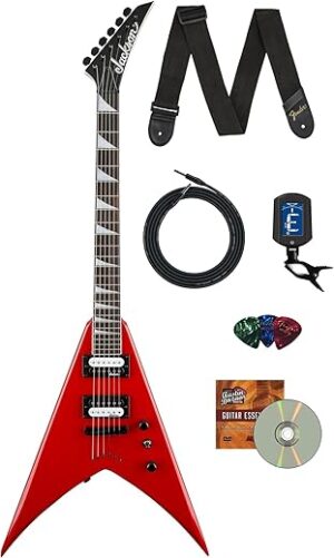 Jackson King V JS32T Electric Guitar Bundle