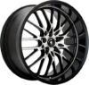 KÖNIG Lace Black Wheel Machined Face (17×7″/5x100mm)