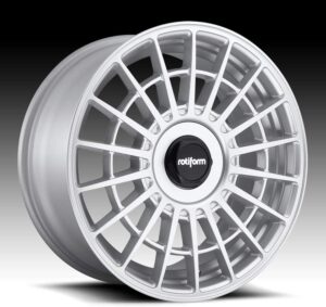 Rotiform LAS-R Silver Wheel, Painted Finish, 17x9/4x100 mm