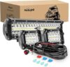 Nilight LED Light Bar Set, 12 Inch 300W