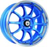 KÖNIG Lightning Blue Wheel With Machined Lip