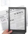 M MAGDEPO MAGDEPO 3X Large Fresnel Magnifying Lens Full Page Size With Frame & Card Size Magnifier For Reading Books