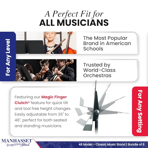 Manhasset Symphony Stand 6-Pack - M48 Carton - Image 4