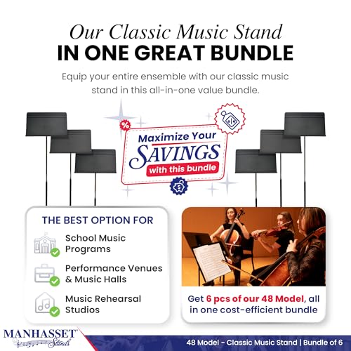 Manhasset Symphony Stand 6-Pack - M48 Carton - Image 2