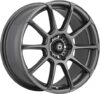 Konig Matte Grey Wheel, 17×7.5 Inches