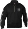 Harley-Davidson Men’s Lightning Crest 1/4 Zip Pullover
