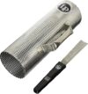 Latin Percussion Merengue Guiro, Silver, Black LP305