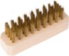 Steelman Metal Tire Repair Brush, Brass Bristles