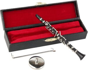 Seawoo Miniature Clarinet With Stand And Case (5.24")