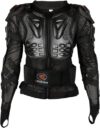 RIDBIKER Motorcycle Armor Protector Racing Jacket (Black, XL)