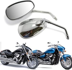 GMI Motorcycle Chrome Rearview Side Mirrors