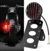 Amazicha Motorcycle LED Tail Brake Light With Bracket