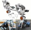 Oumurs Motorcycle Light Bar Mount Kit Compatible