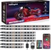 Nilight Motorcycle RGB LED Light Kit Waterproof