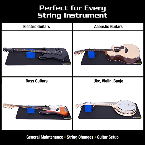 MusicNomad MusicNomad MN207 Premium Instrument Work Mat & Cradle Cube Neck Support - Image 3