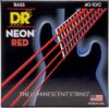 DR Strings Neon Red Bass Lite Strings NRB40