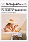 generic New York Times Print Newspaper Poster