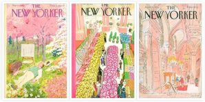DFAIUY New Yorker Magazine Canvas Wall Art By Author's Name