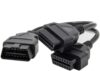 E-Car Connection OBD2 Adapter Cable, Male To Dual Female