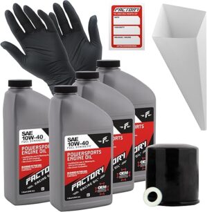 Factory Racing Parts Oil Change Kit Compatible With Kawasaki ZX1000