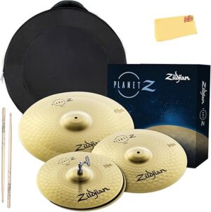 Avedis Zildjian Company Planet Z Cymbal Pack Bundle with Accessories