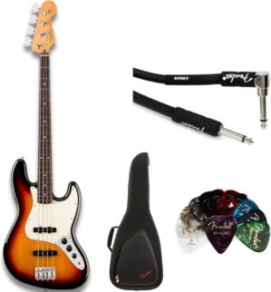 Fender Player II Jazz Bass Sunburst Bundle