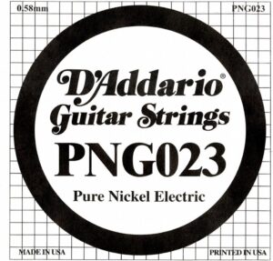 D’Addario PNG023 Pure Nickel Electric Guitar String