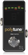 TC Electronic Polytune 3 Noir Polyphonic Tuner With Buffer