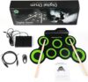Topoworl Portable Silicone Beginners Electric Drum Set