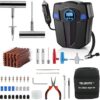 TILIBOTE Portable Tire Inflator & Repair Kit