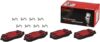 Brembo Premium Ceramic Front Brake Pad Set 4K0698151