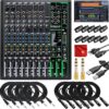 Mackie ProFX12v3 12-Channel USB Mixer Bundle
