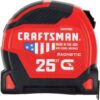 CRAFTSMAN Proreach Tape Measure, 25-Foot (CMHT37665S)