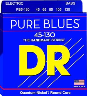 DR Strings Pure Blues Bass Guitar Strings PB5-130