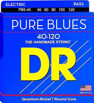 DR Strings Pure Blues Bass Guitar Strings PB5-40