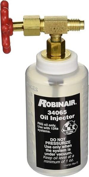 Robinair R-134a Oil Injector With Acme Fitting