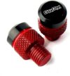 ZYAKOMO Red CNC M10x1.25 Motorcycle Mirror Plugs
