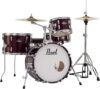 Pearl Roadshow 4-Piece Drum Set, Wine Red