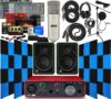Focusrite Scarlett Solo USB Interface With Mackie CR5-X Monitors
