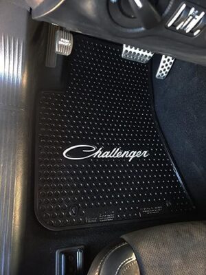 Lloyd Mats Signature All Weather Floor Mats, Dodge Challenger (2PC – Silver, Black)
