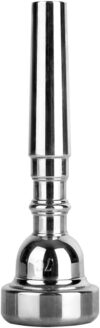 GLORY Silver Plated Bb Trumpet Mouthpiece, 7c