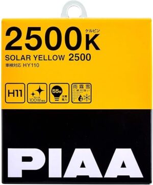 Piaa Solar Yellow H11 Light Bulb 22-13411