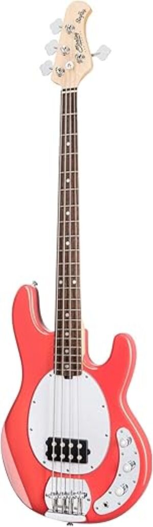 Sterling by Music Man StingRay Ray4 Bass Guitar Fiesta Red