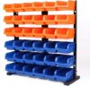 HORUSDY Storage Bins Parts Rack Organizer